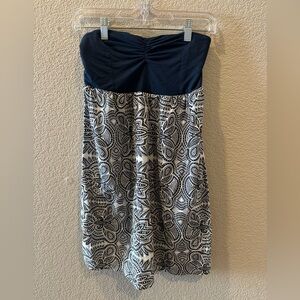 Roxy strapless blue dress, size small - excellent used condition